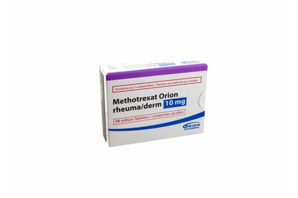 Methotrexat Orion rheuma/derm cpr 10 mg blist 10 pce