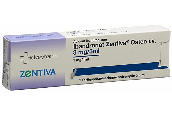 Ibandronat Zentiva Osteo sol inj 3 mg/3ml ser pré 3 ml