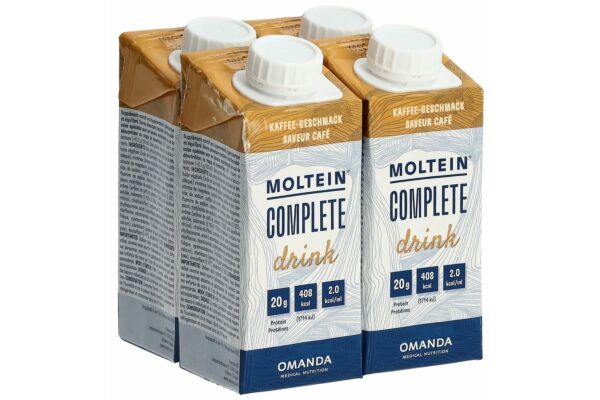 Moltein Complete Drink Kaffee 4 Tetra 200 ml