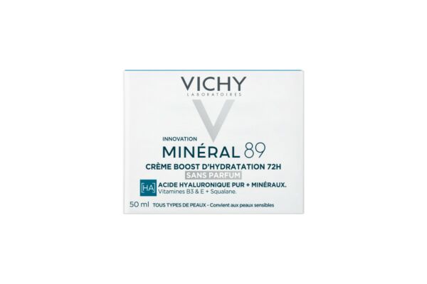 Vichy Minéral 89 crème riche sans parfum 50 ml