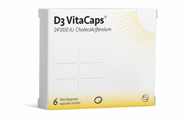 D3 VitaCaps caps moll 24000 I.U. 6 pce