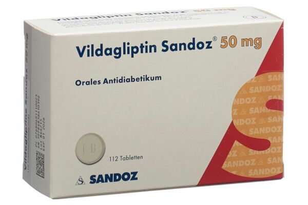 Vildagliptine Sandoz cpr 50 mg 112 pce