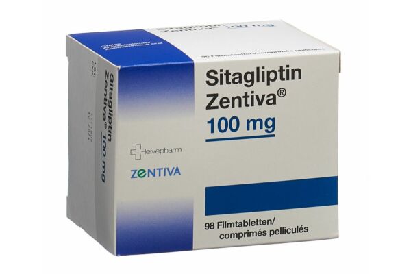 Sitagliptin Zentiva cpr pell 100 mg 98 pce