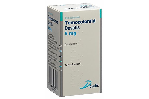 Temozolomid Devatis Kaps 5 mg Fl 20 Stk