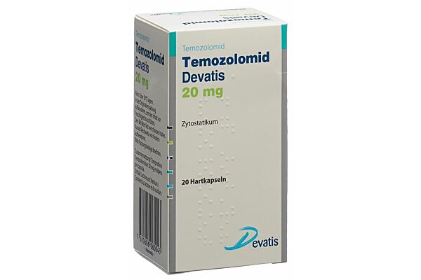 Temozolomid Devatis caps 20 mg fl 20 pce