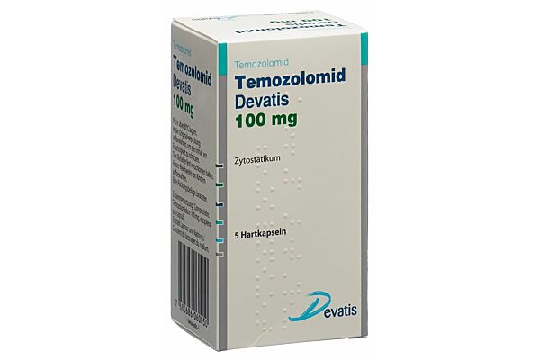 Temozolomid Devatis caps 100 mg fl 5 pce