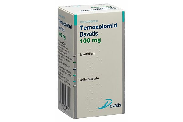 Temozolomid Devatis Kaps 100 mg Fl 20 Stk