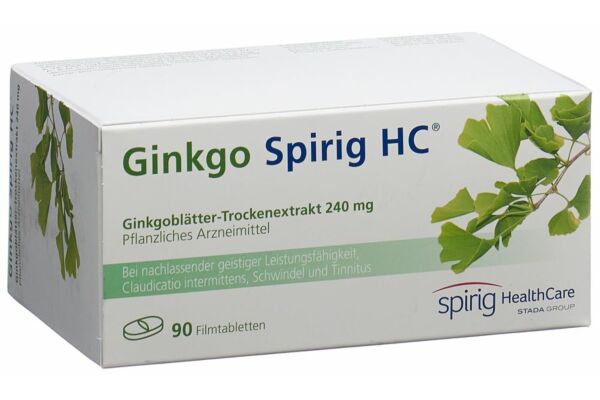 Ginkgo Spirig HC cpr pell 240 mg 90 pce