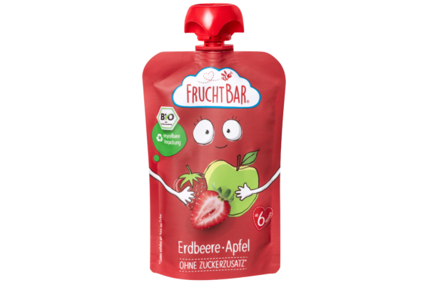 Fruchtbar Fruchtpüree Bio Erdbeere Apfel Btl 100 g