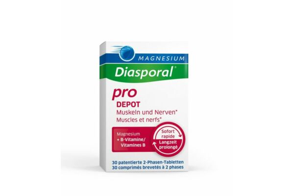 Magnesium Diasporal pro m+n dépôt cpr bte 30 pce