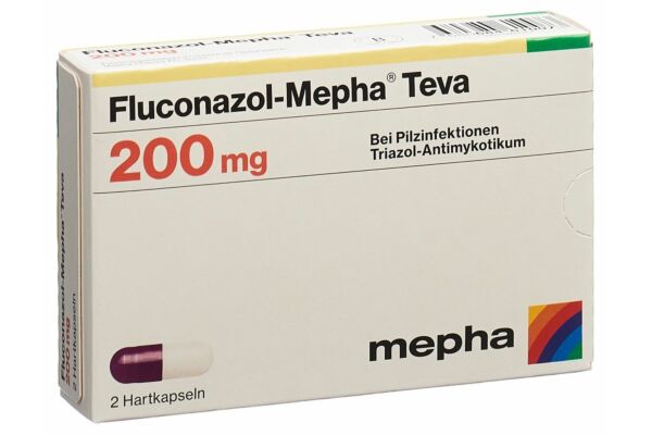 Fluconazol-Mepha Teva caps 200 mg 2 pce