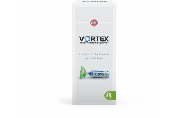 PARI VORTEX Chambre d'inhalation avec masque pour enfants grenouille 2-4 ans