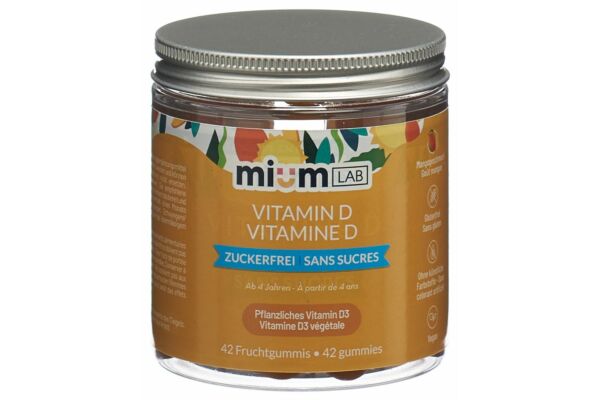 MiumLab gummies vitamine D bte 42 pce