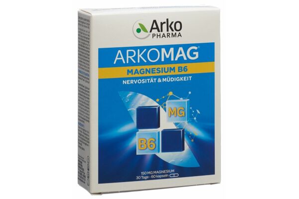 Arkomag Magnesium Vitamin B6 Kaps 60 Stk