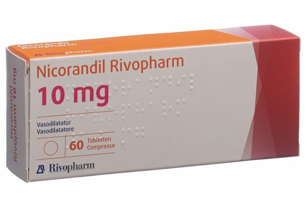 Nicorandil Rivopharm 10 mg 60 pce