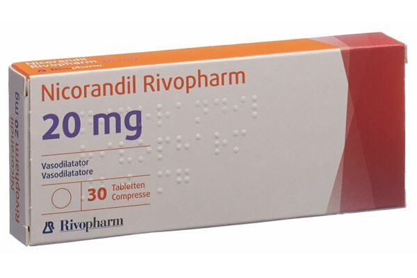 Nicorandil Rivopharm 20 mg 30 pce