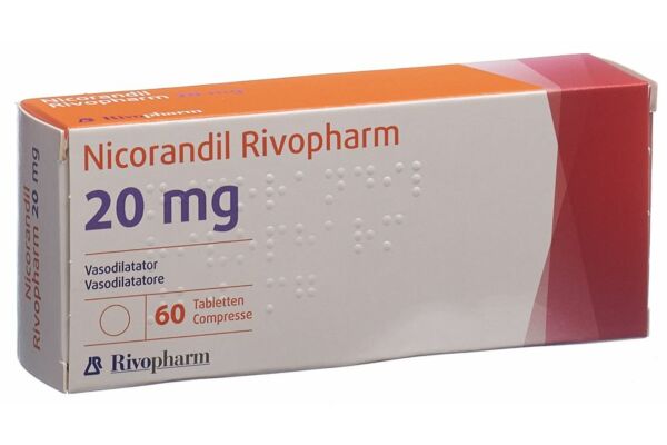 Nicorandil Rivopharm 20 mg 60 pce