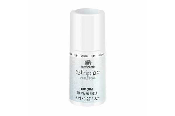 Alessandro International Striplac Top Coat Shimmer Shell 8 ml