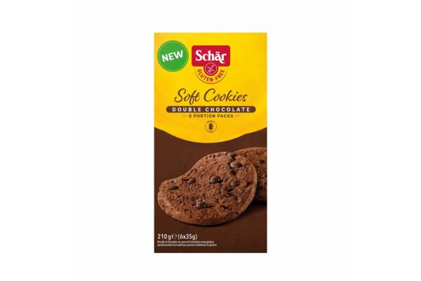 Morga soft cookies double choc 210 g