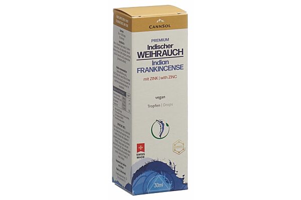 CannSol Indischer Weihrauch mit Zink wasserlöslich optimale Bioverfügbarkeit Pip Fl 30 ml