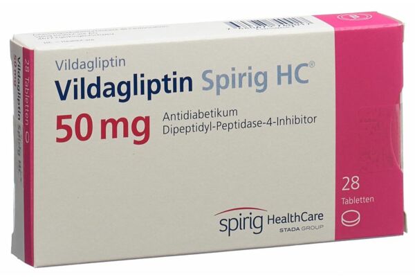 Vildagliptine Spirig HC cpr 50 mg 28 pce