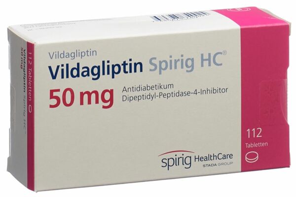 Vildagliptine Spirig HC cpr 50 mg 112 pce