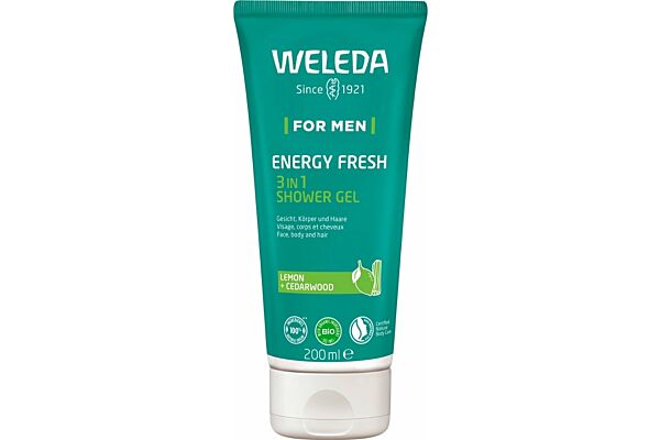 Weleda FOR MEN 3in1 Shower Gel Energy Fresh Tb 200 ml