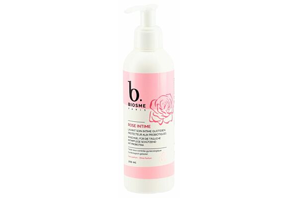 Biosme soin intime lavant rose protecteur aux probiotiques fl 200 ml