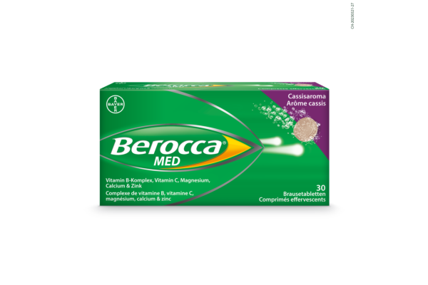 Berocca MED cpr eff arôme cassis 30 pce