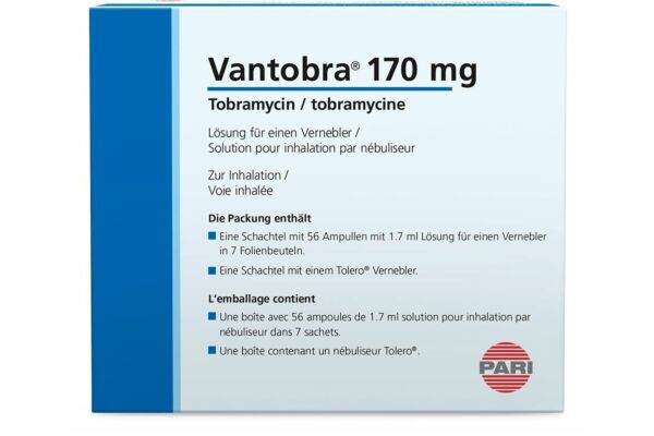 Vantobra sol inhal 170 mg/1.7ml amp 56 pce