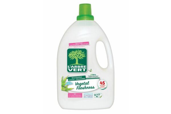 L'ARBRE VERT Öko Flüssigwaschmittel Vegetal Freshness Fl 2.025 lt