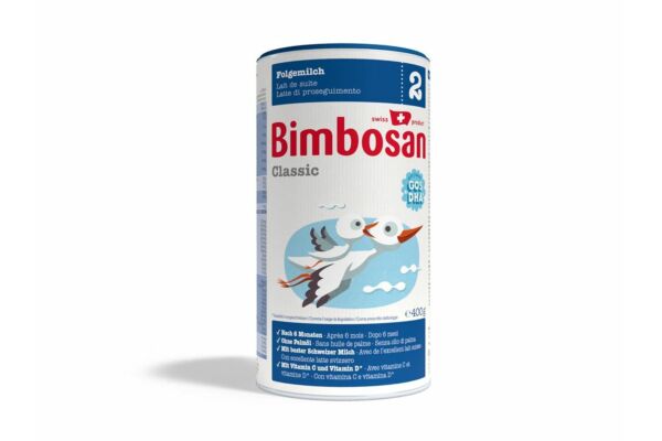 Bimbosan Classic 2 lait de suite bte 400 g