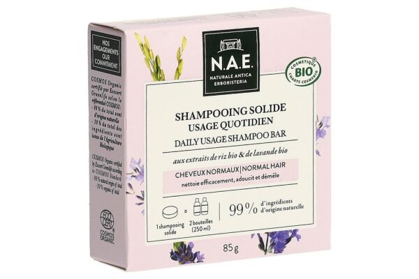 N.A.E. Solid Soap shampooing quotidien 85 g