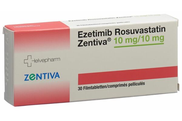 Ezetimib Rosuvastatin Zentiva cpr pell 10 mg/10 mg 30 pce