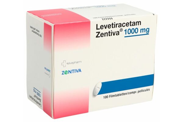 Levetiracetam Zentiva cpr pell 1000 mg 100 pce