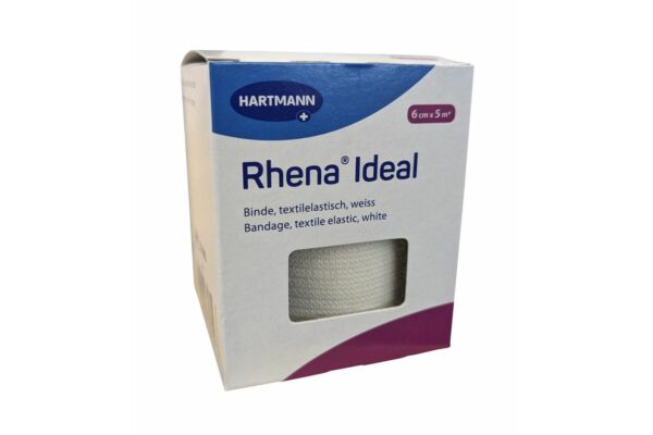 Rhena Ideal bande élastique 6cmx5m blanc