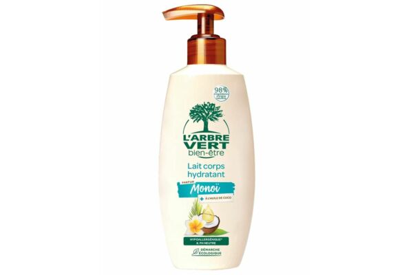 L'ARBRE VERT Öko Körpermilch Monoï französisch Disp 250 ml