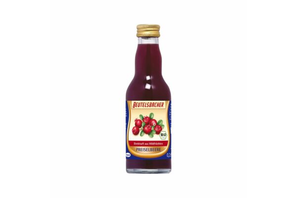 Beutelsbacher jus d'airelle pur verre 200 ml