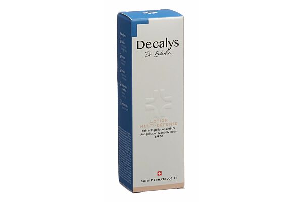 Decalys Dr Enderlin lotion multi-défense soin anti-pollution anti-UV SPF50 dist 30 ml