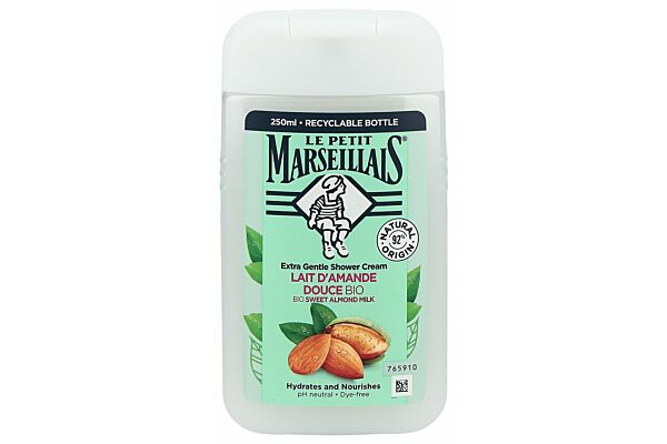 Le petit Marseillais douche crème amandes fl 250 ml