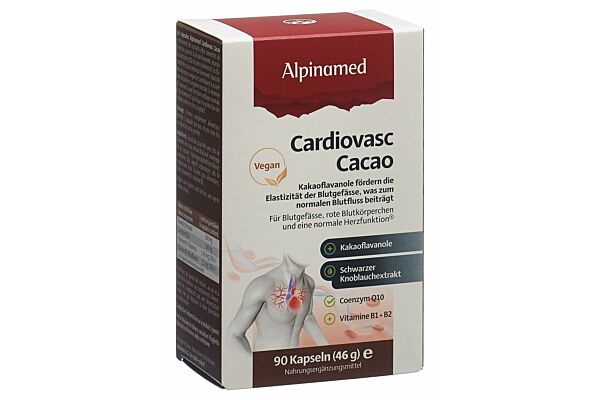 ALPINAMED Cardiovasc Cacao Kaps 90 Stk