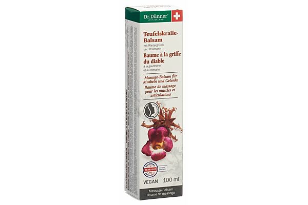 Dünner griffe du diable muscles articulations baume Natrue tb 100 ml