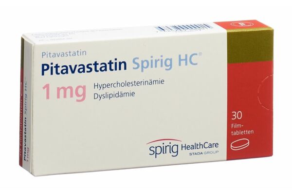 Pitavastatin Spirig HC Filmtabl 1 mg 30 Stk