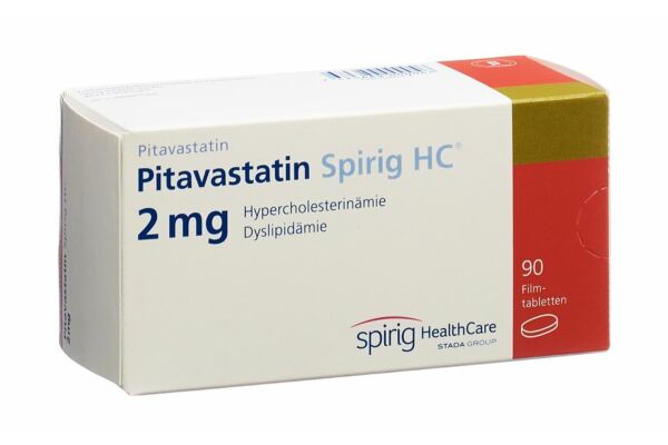 Pitavastatine Spirig HC cpr pell 2 mg 90 pce