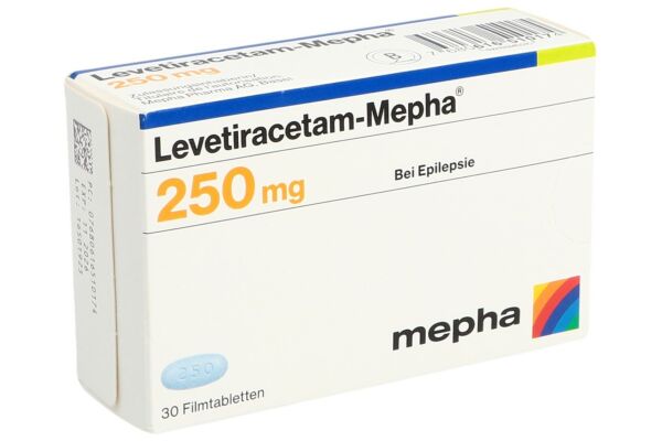 Levetiracetam-Mepha cpr pell 250 mg 30 pce