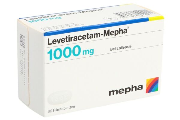 Levetiracetam-Mepha cpr pell 1000 mg 30 pce