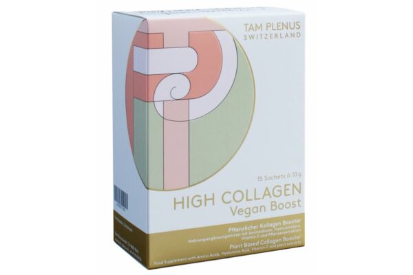 TAM PLENUS High Collagen Vegan Boost Pflanzlicher Kollagen Drink Btl 15 Stk