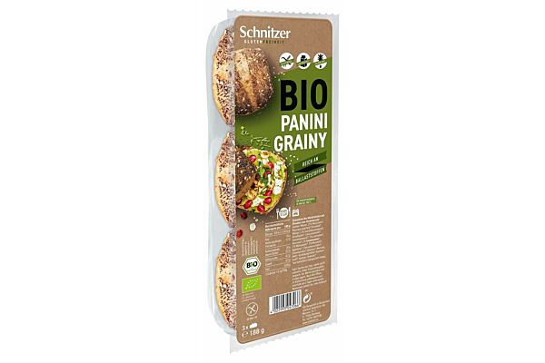 Schnitzer Bio Panini Grainy Btl 188 g