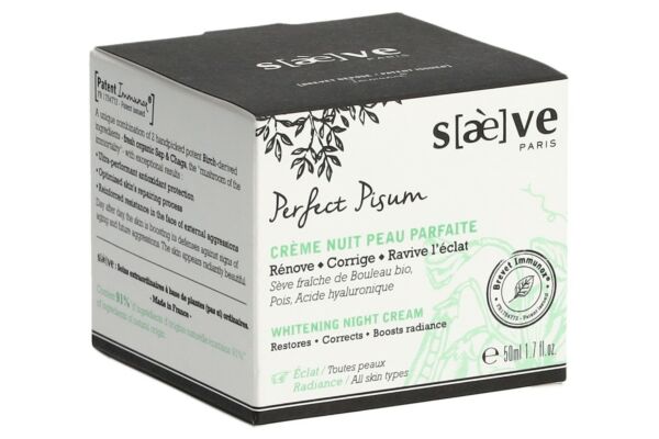 Saeve Perfect Pisum crème nuit peau parfaite bte 50 ml