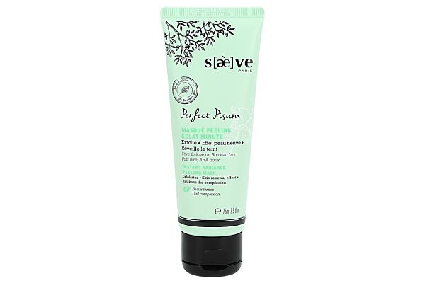 Saeve Perfect Pisum masque peeling eclat minute tb 75 ml